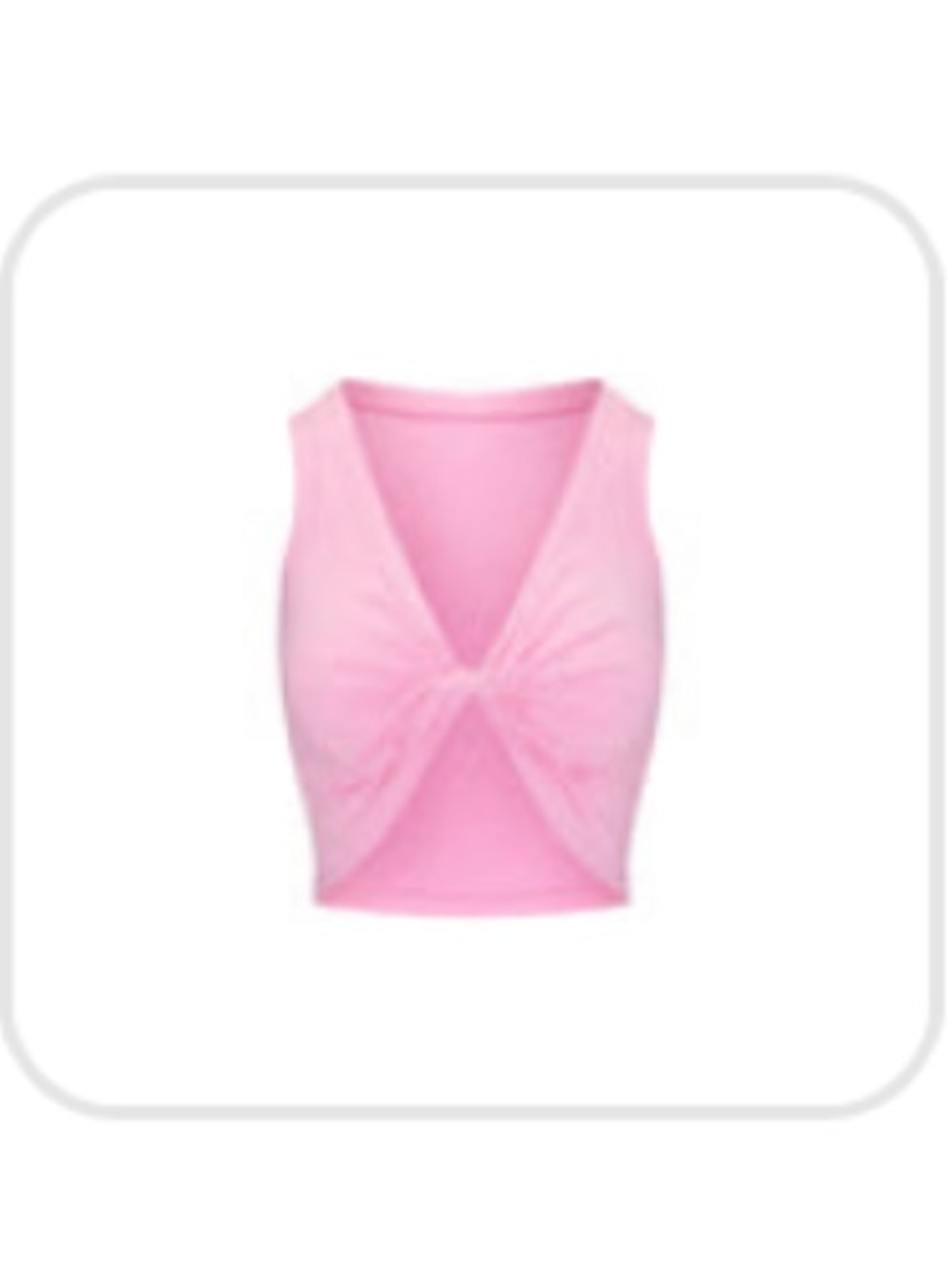 SKIMS Cotton Twist Cropped Tank TAG ON/NEVER WORN